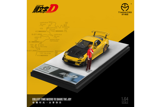 Time Micro 1/64 Initial D Series Mazda RX-7 (FD3S) Modified Takahashi Keisuke