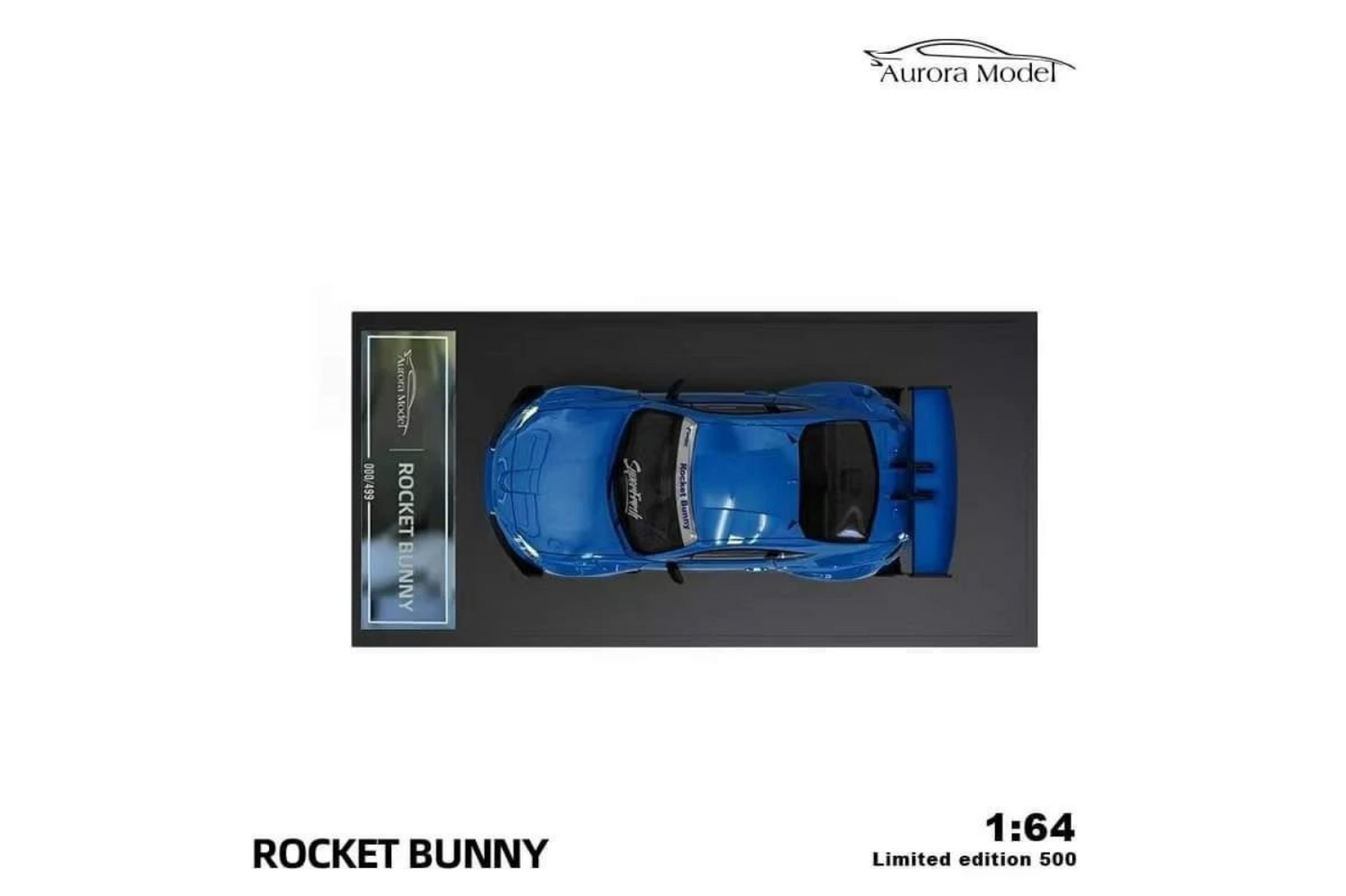 Aurora Model 1/64 Rocket Bunny Toyota GT86 in Blue