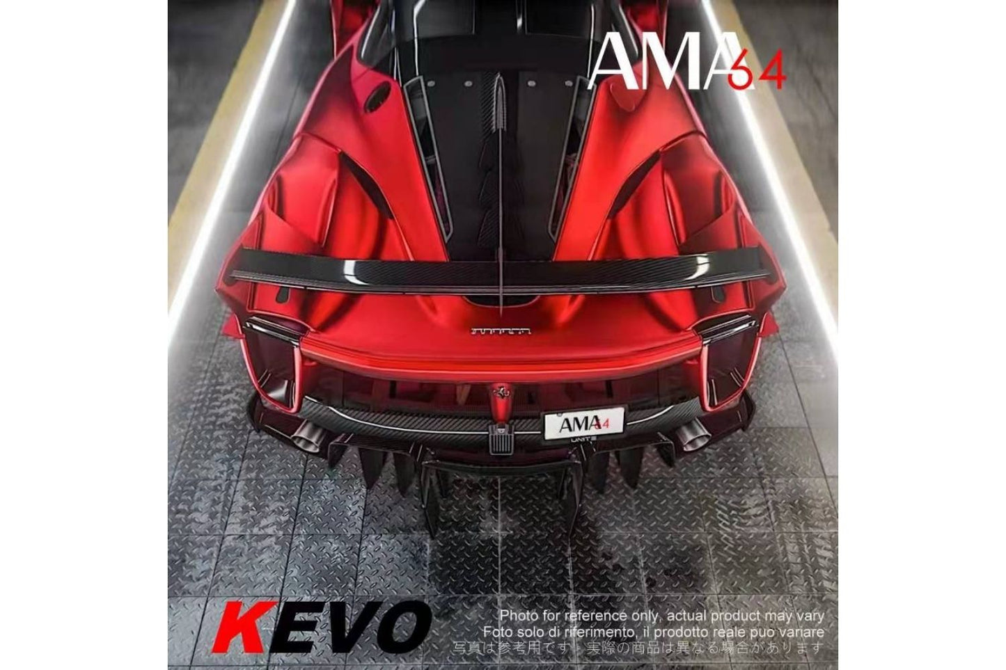 AMA64 1/64 Ferrari FXX-K EVO in Red Golden Temple (Mu Carpenter)