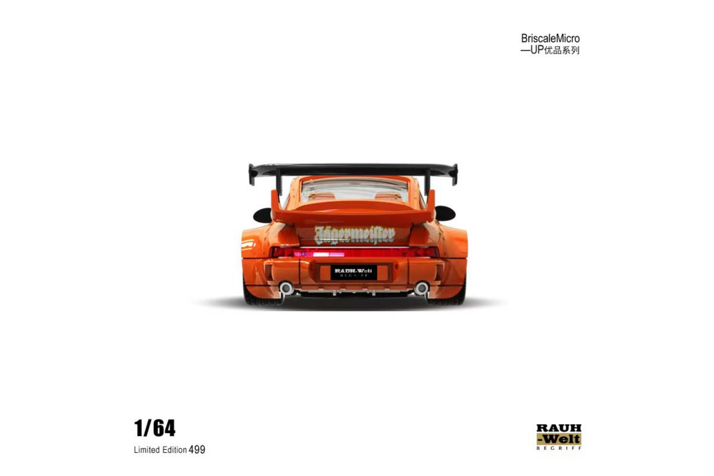 BriscaleMicro 1/64 Porsche 911 RWB 964 Jagermeister #314