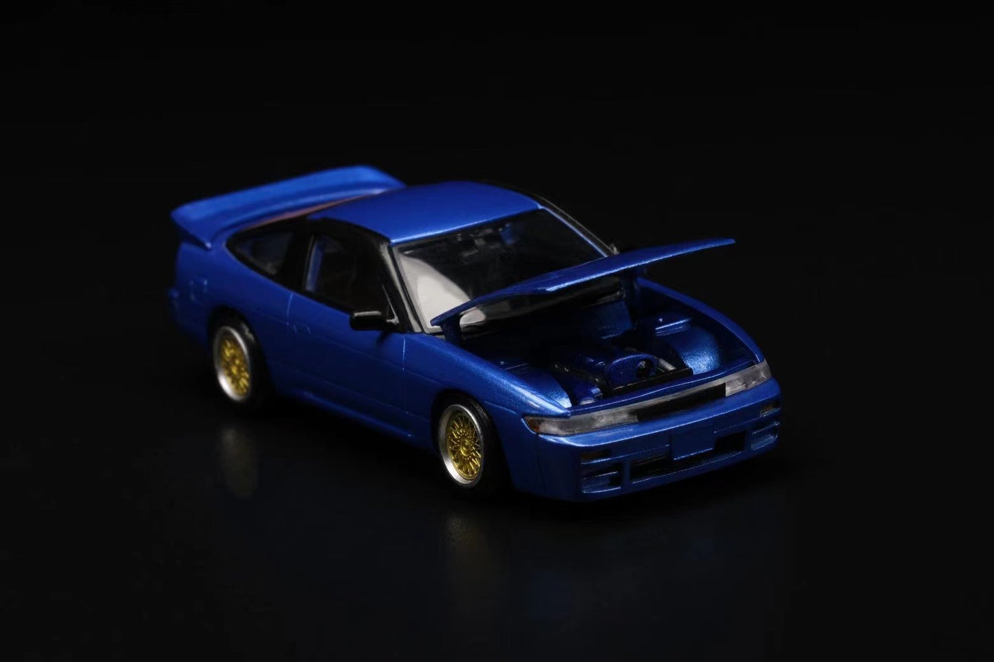 Peako Model 1/64 Nissan Sileighty RPS13 in Blue