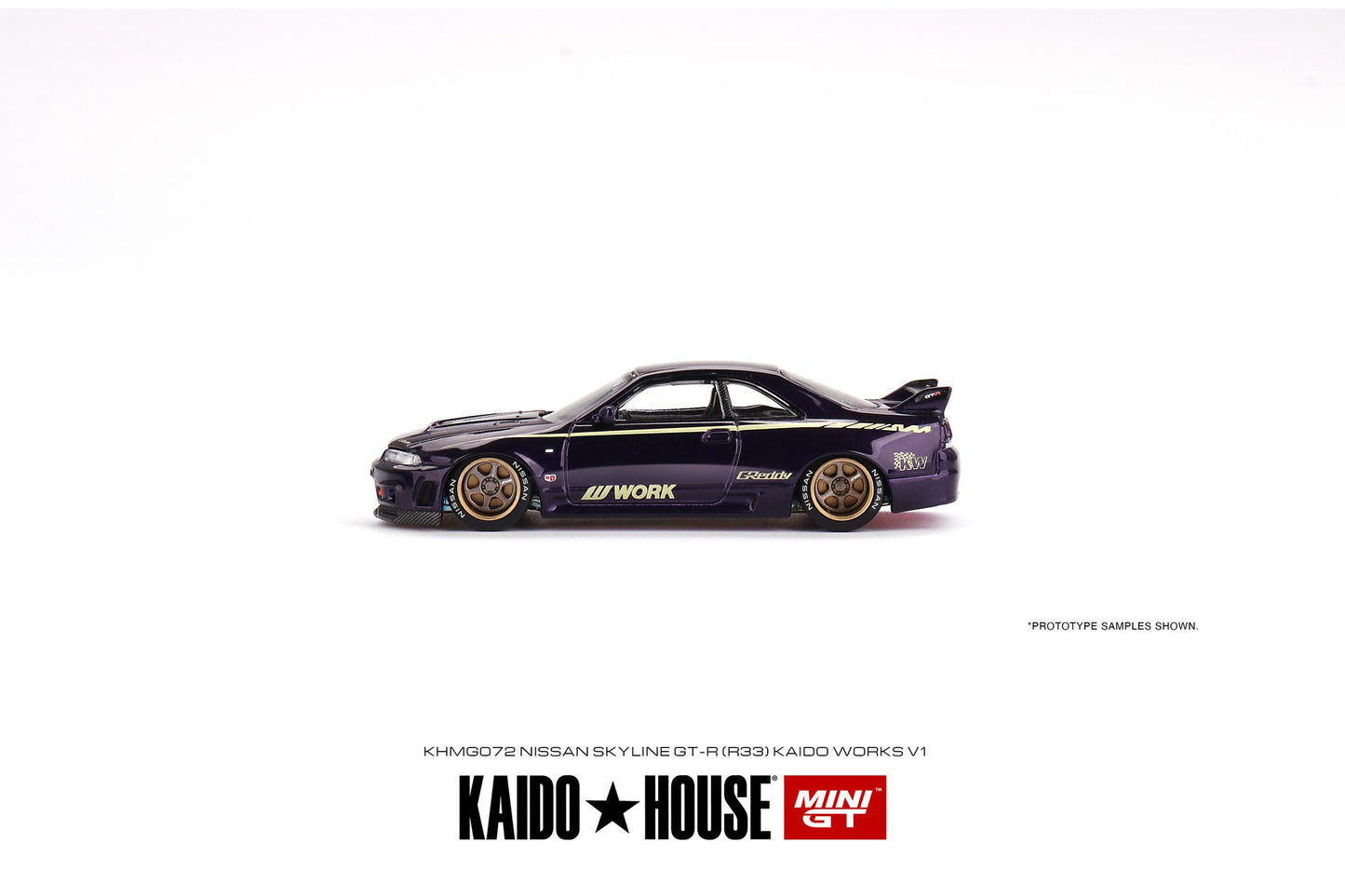 Mini GT x Kaido House Nissan Skyline GT-R (R33) Kaido Works V1