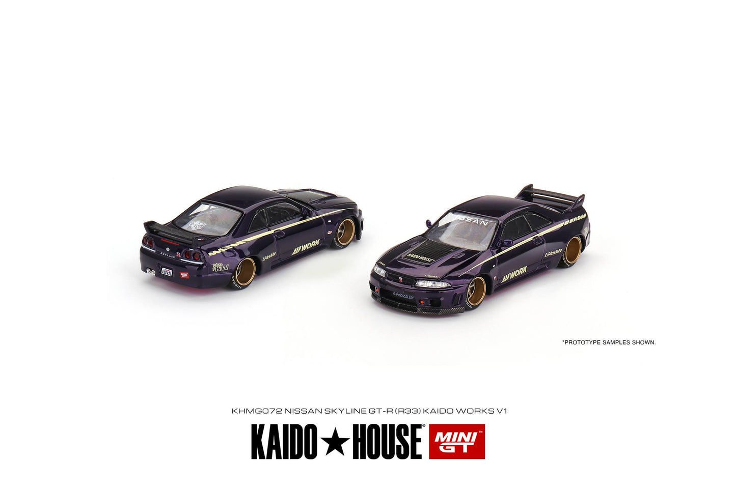 Mini GT x Kaido House Nissan Skyline GT-R (R33) Kaido Works V1