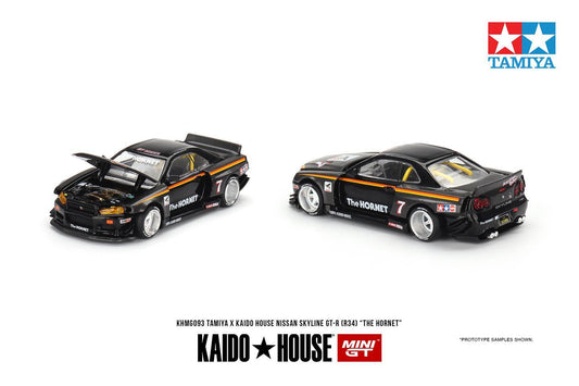 Mini GT x Kaido House x Tamiya Nissan Skyline GT-R (R34) "The Hornet"