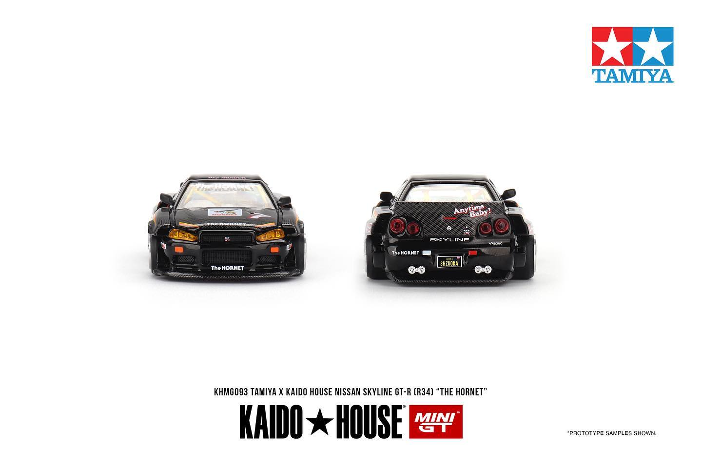 Mini GT x Kaido House x Tamiya Nissan Skyline GT-R (R34) "The Hornet"