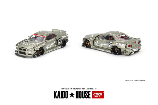 Mini GT x Kaido House Nissan Skyline BNR34 GT-R Nismo V4