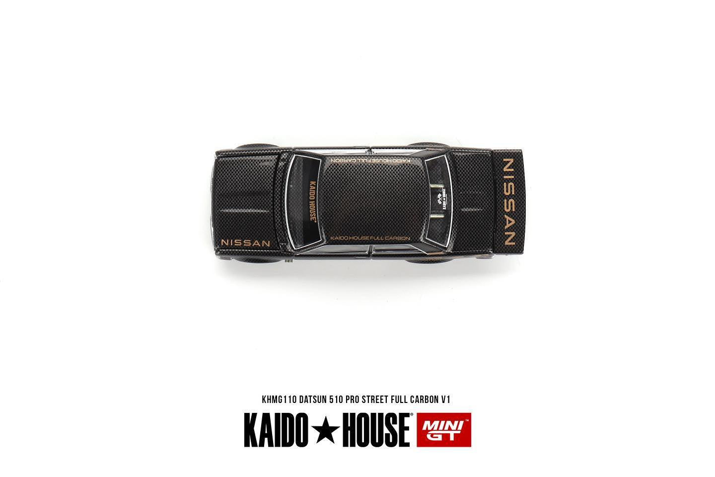 Mini GT x Kaido House Datsun 510 Pro Street Full Carbon V1