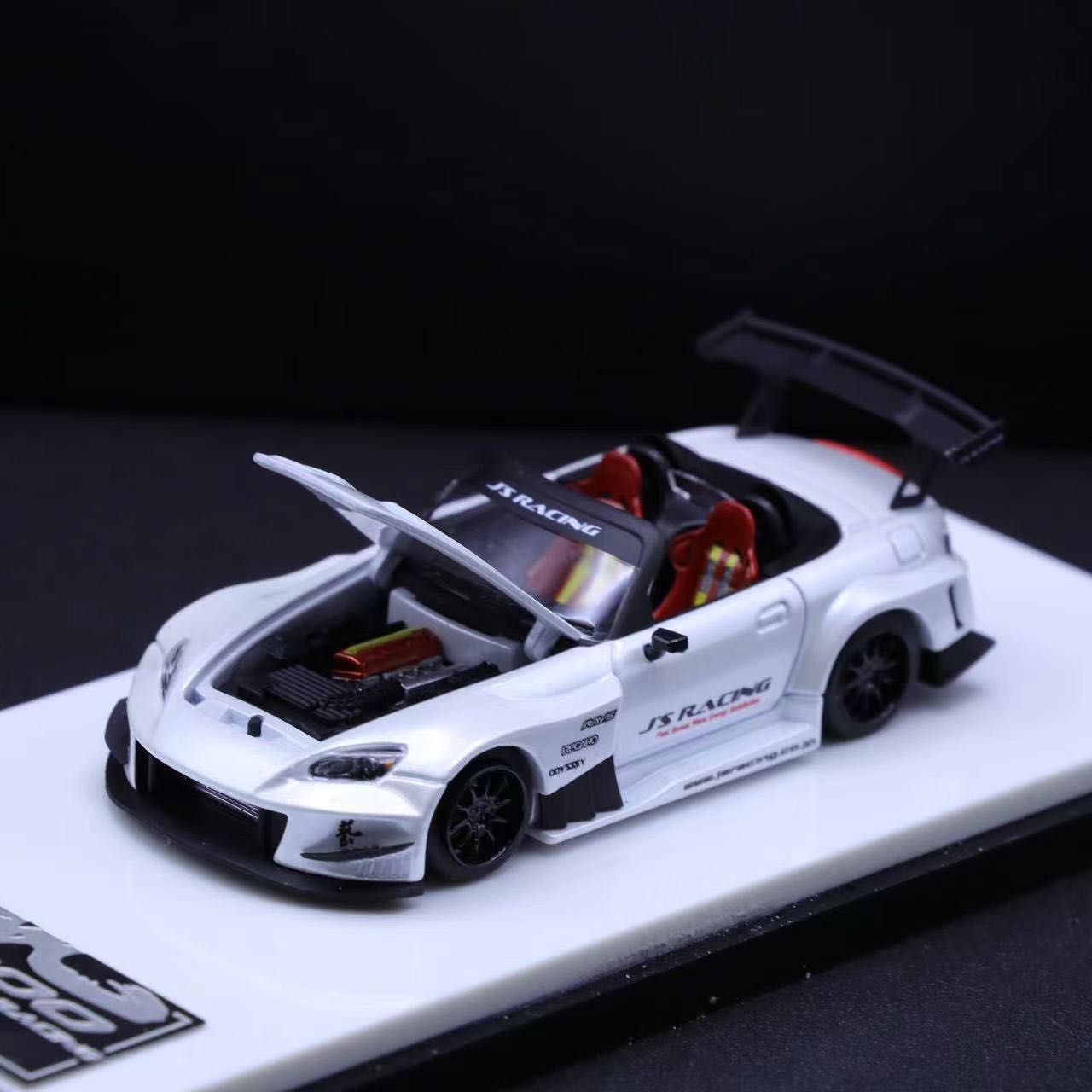 Micro Turbo 1/64 J's Racing Honda S2000 in White