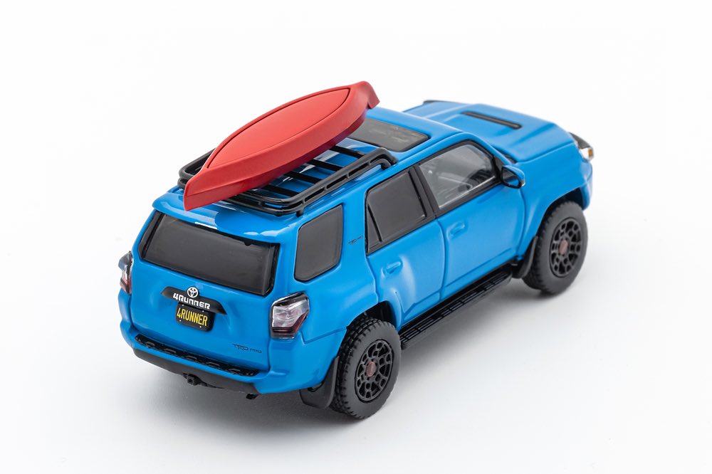 GCD 1/64 Toyota 4Runner TRD Pro in Blue with Kayak