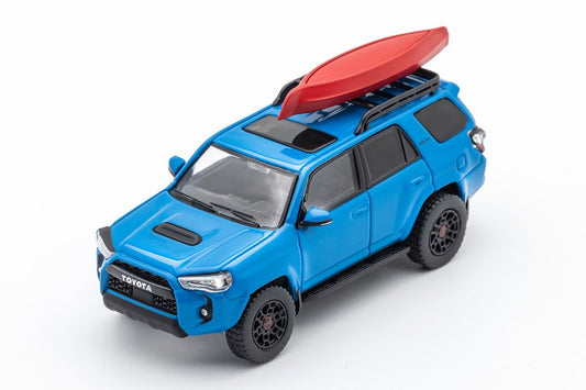 GCD 1/64 Toyota 4Runner TRD Pro in Blue with Kayak