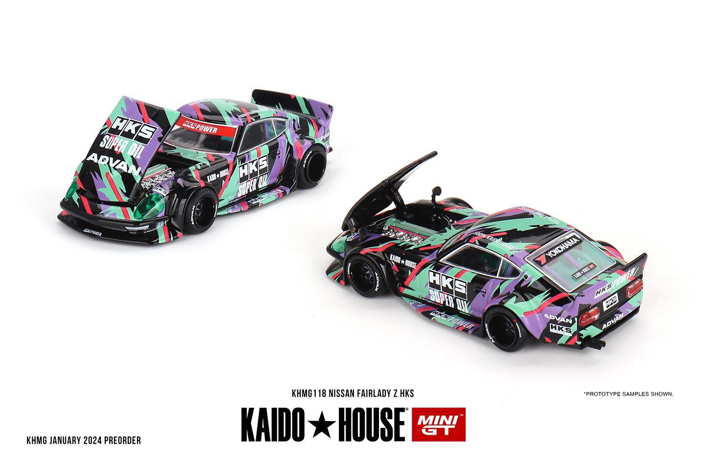 Mini GT x Kaido House Nissan Fairlazy Z HKS