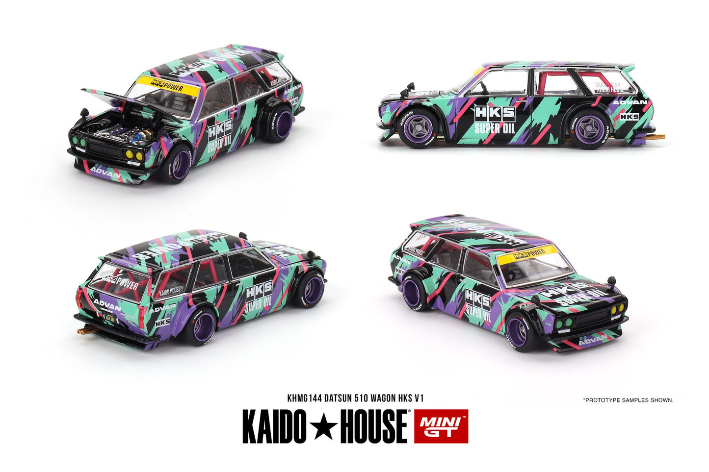 Mini GT x Kaido House Datsun 510 Wagon HKS V1