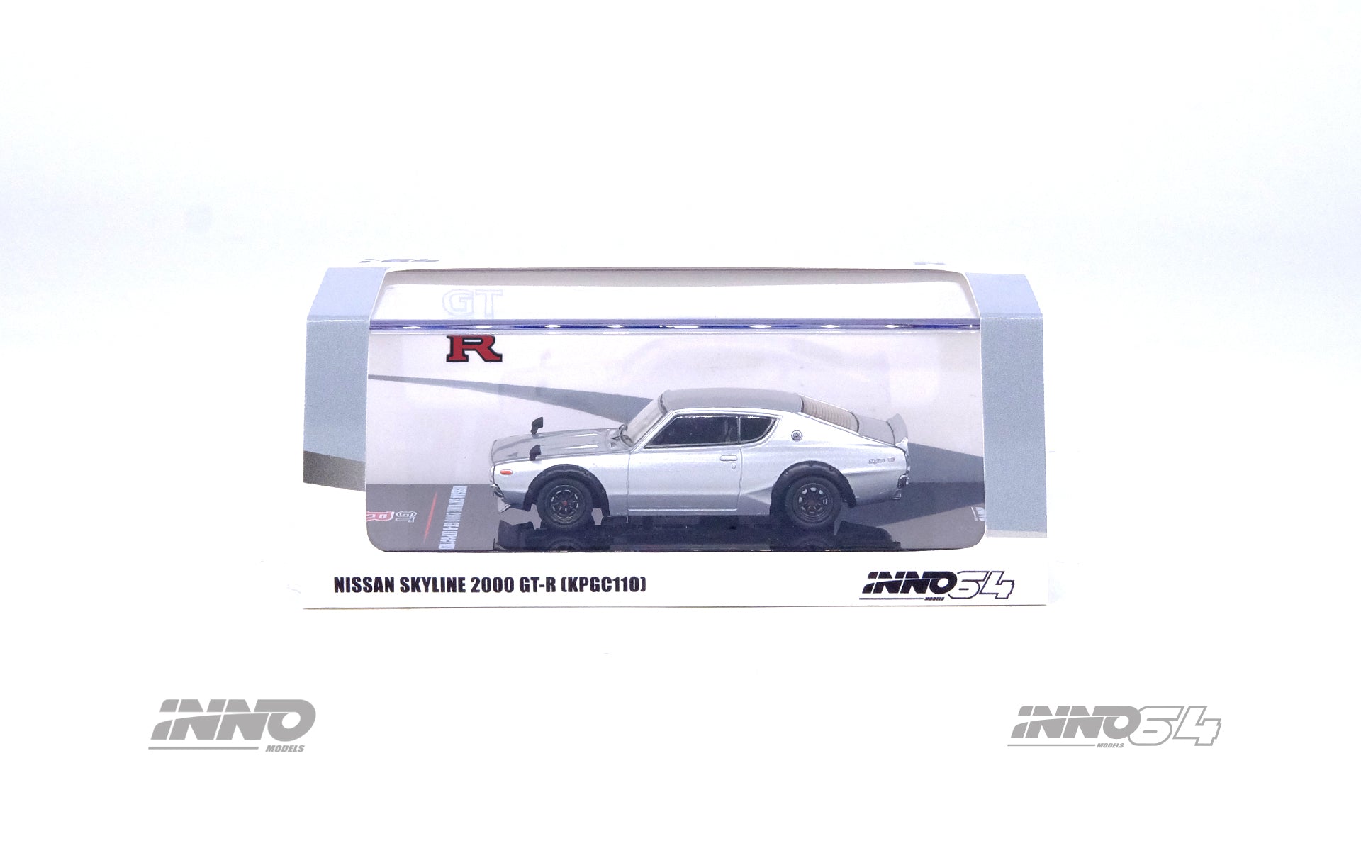 Inno64 1/64 Nissan Skyline 2000GT-R (KPGC110) in Silver