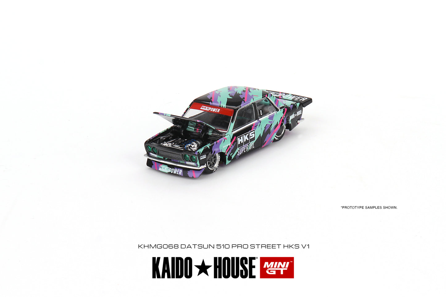 Mini GT x Kaido House Datsun 510 Pro Street HKS V1