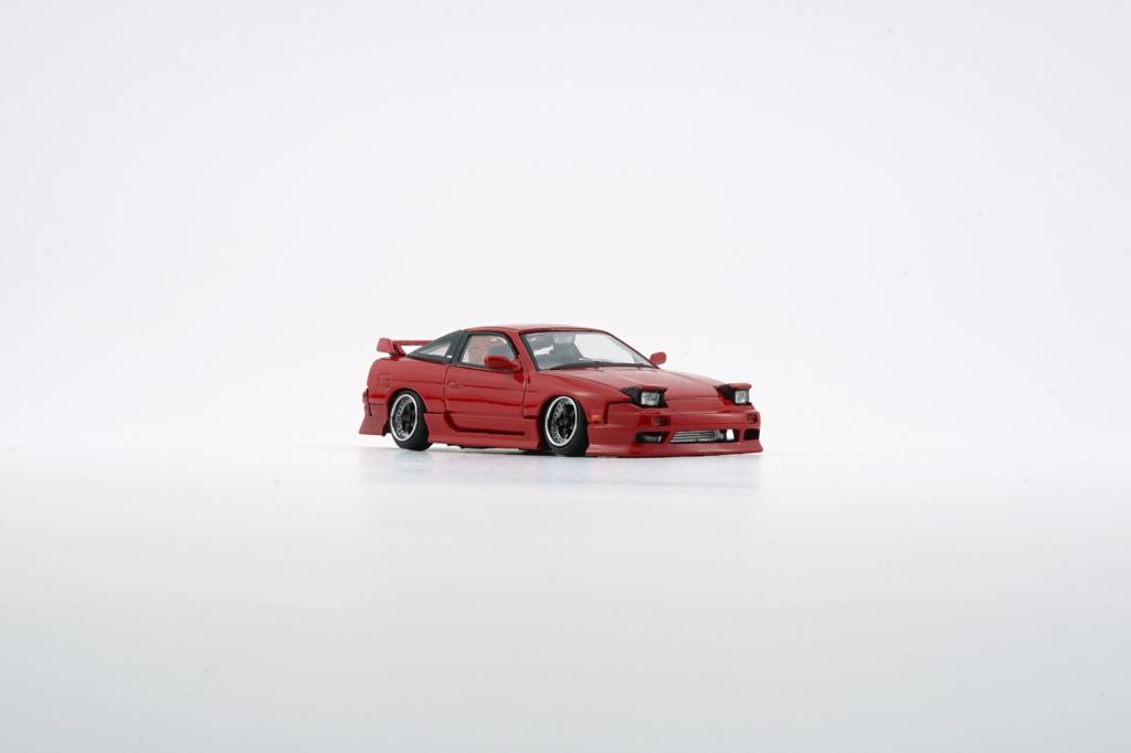 BM Creations 1/64 Nissan Silvia 180SX in Red (RHD Version)