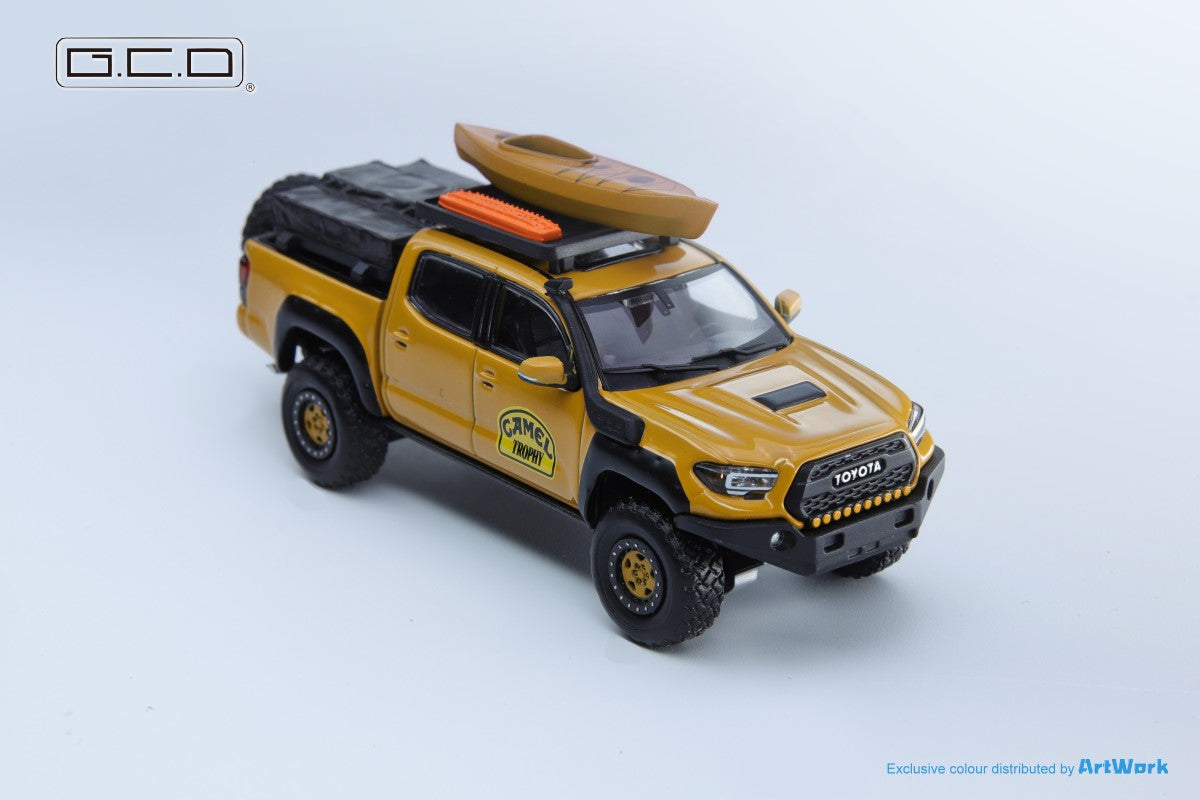 GCD 1/64 Toyota Tacoma TRD PRO Overland in Camel Trophy Livery