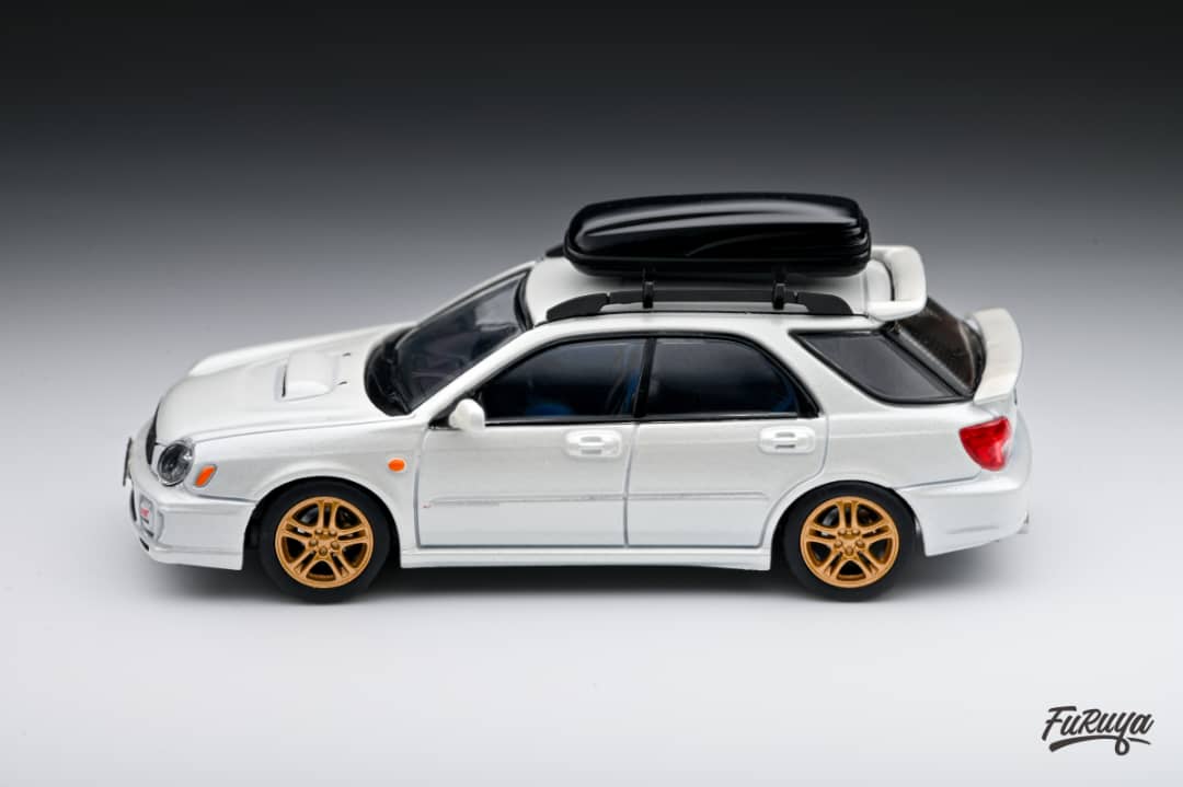 Furuya 1/64 Subaru Impreza WRX STI Wagon (Bug Eye) in White