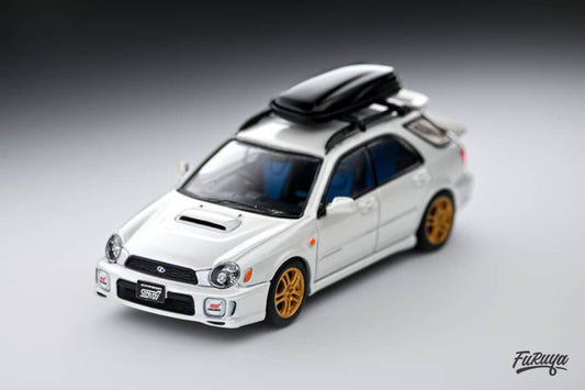 Furuya 1/64 Subaru Impreza WRX STI Wagon (Bug Eye) in White