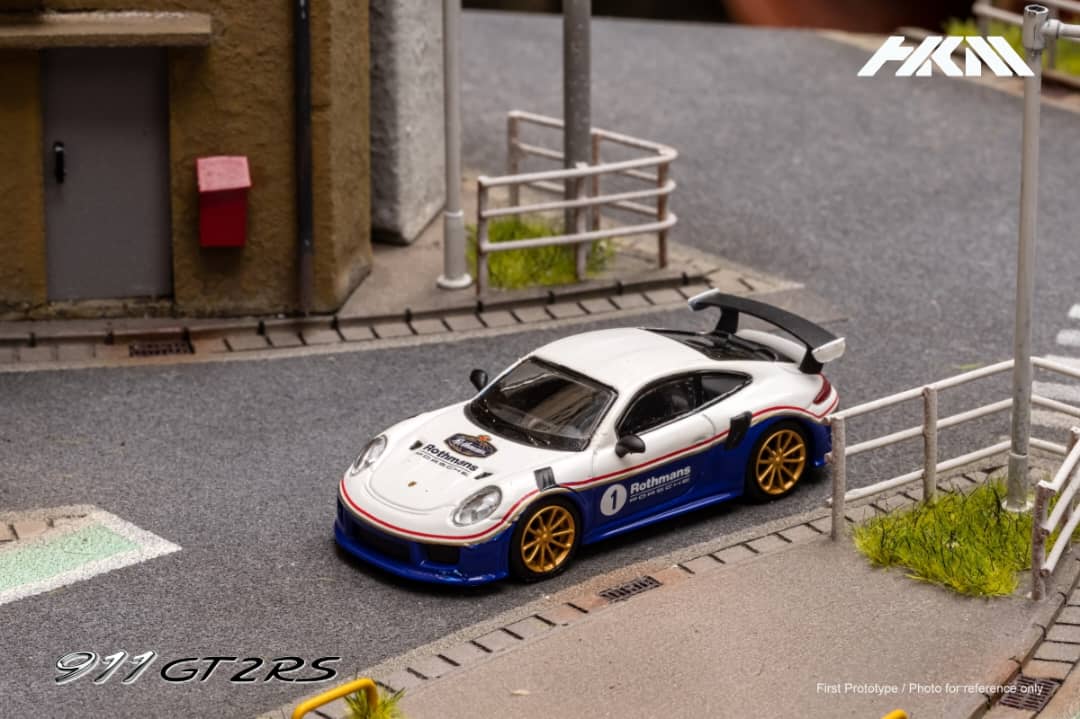 HKM Model 1/64 Porsche 911 (991) GT2 RS in Rothmans Livery