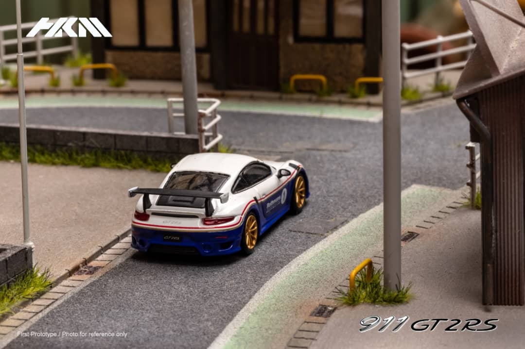 HKM Model 1/64 Porsche 911 (991) GT2 RS in Rothmans Livery
