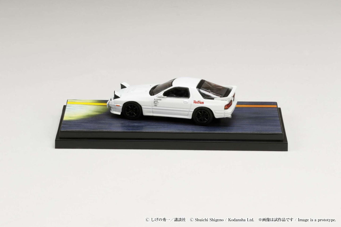 Hobby Japan 1/64 Mazda RX-7 (FC3S) - Initial D VS Kyoichi Sudo with Ryosuke Takahashi Figure Pre-Order