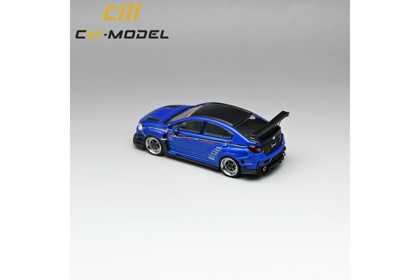 CM Model 1/64 Subaru WRX (VAB) Varis Widebody in Blue