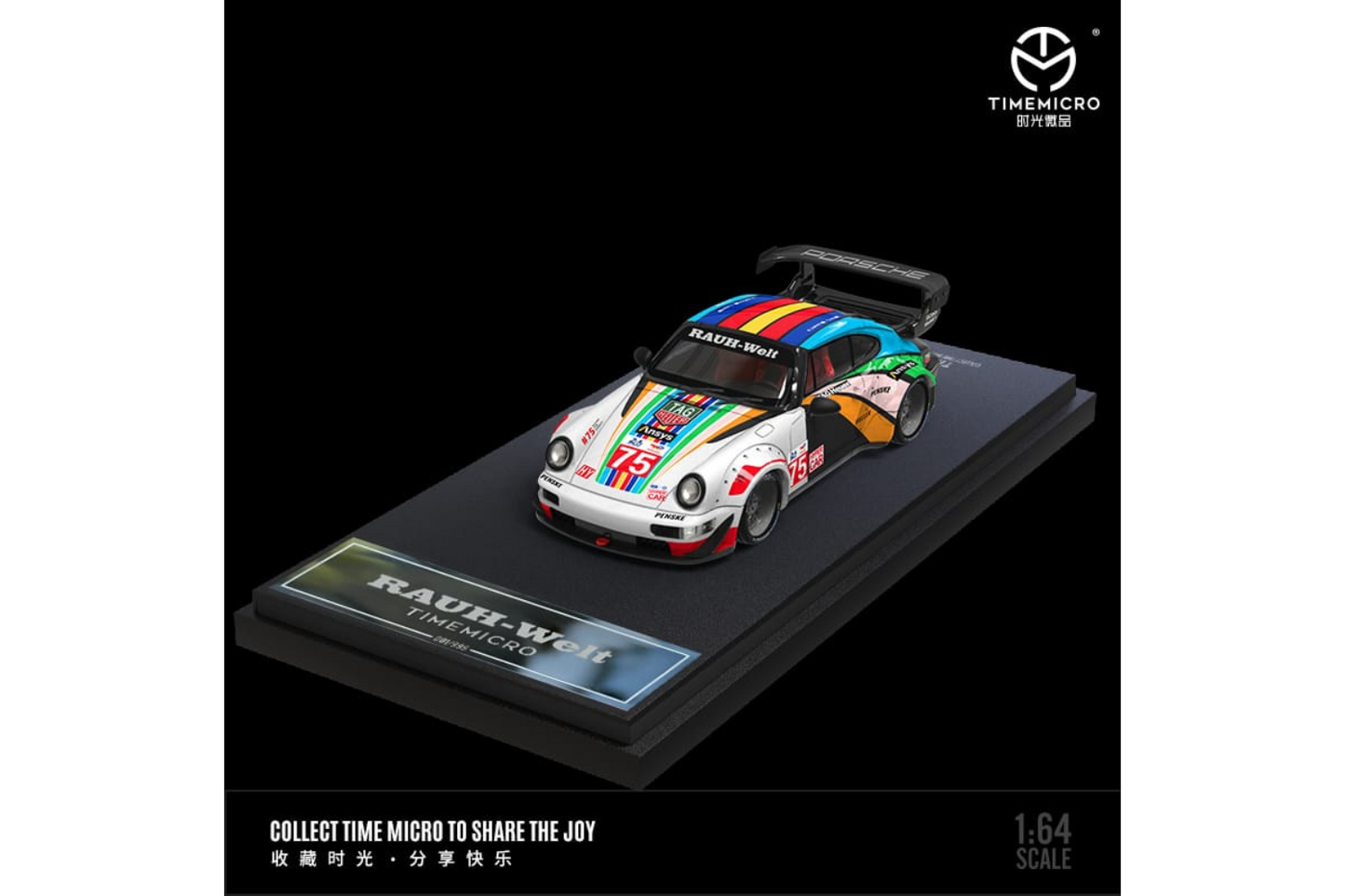 Time Micro 1/64 Porsche 911 RWB964 in Centennial Le Mans Livery