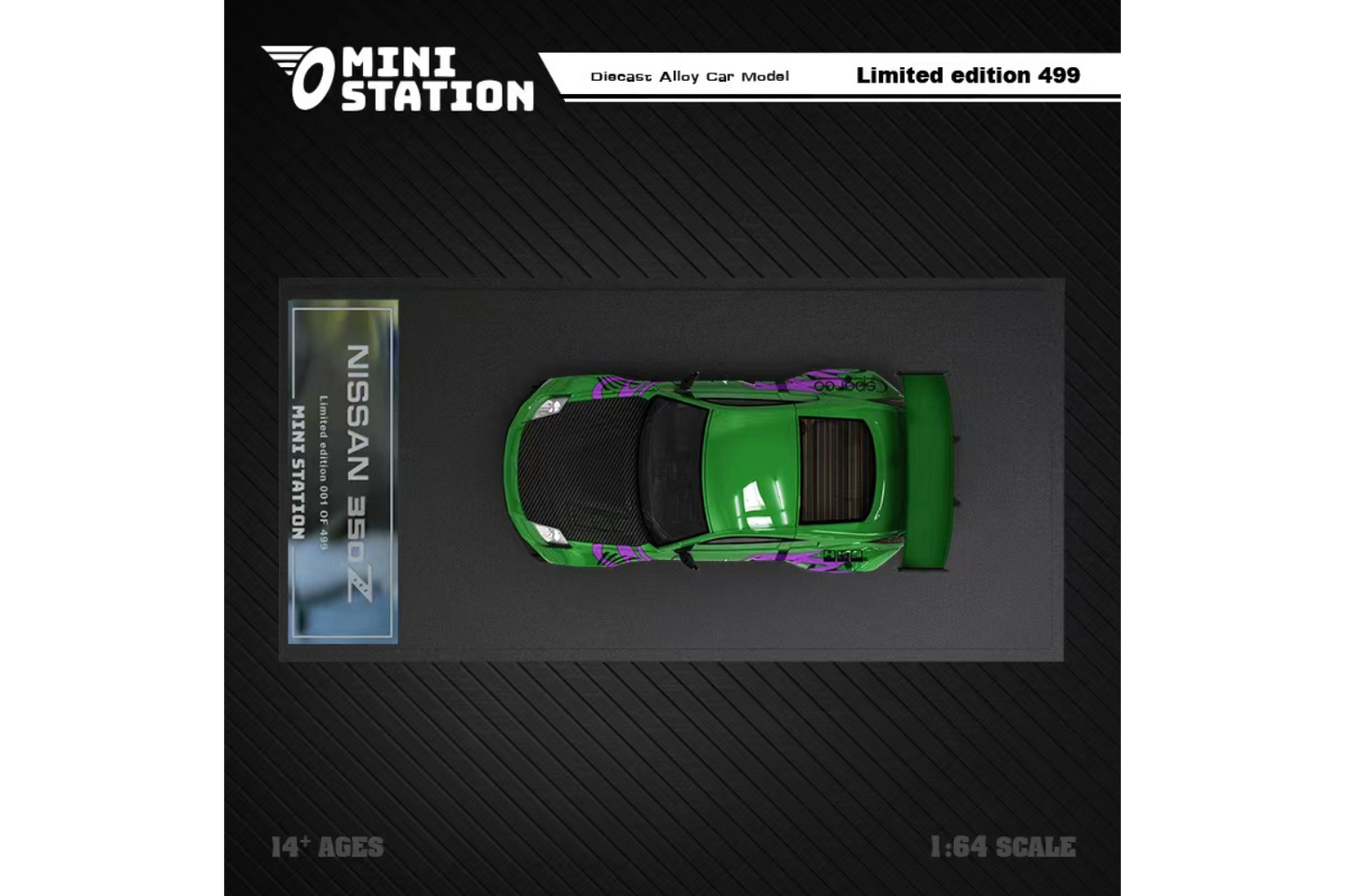 Mini Station 1/64 Nissan 350z in Need For Speed Underground Livery