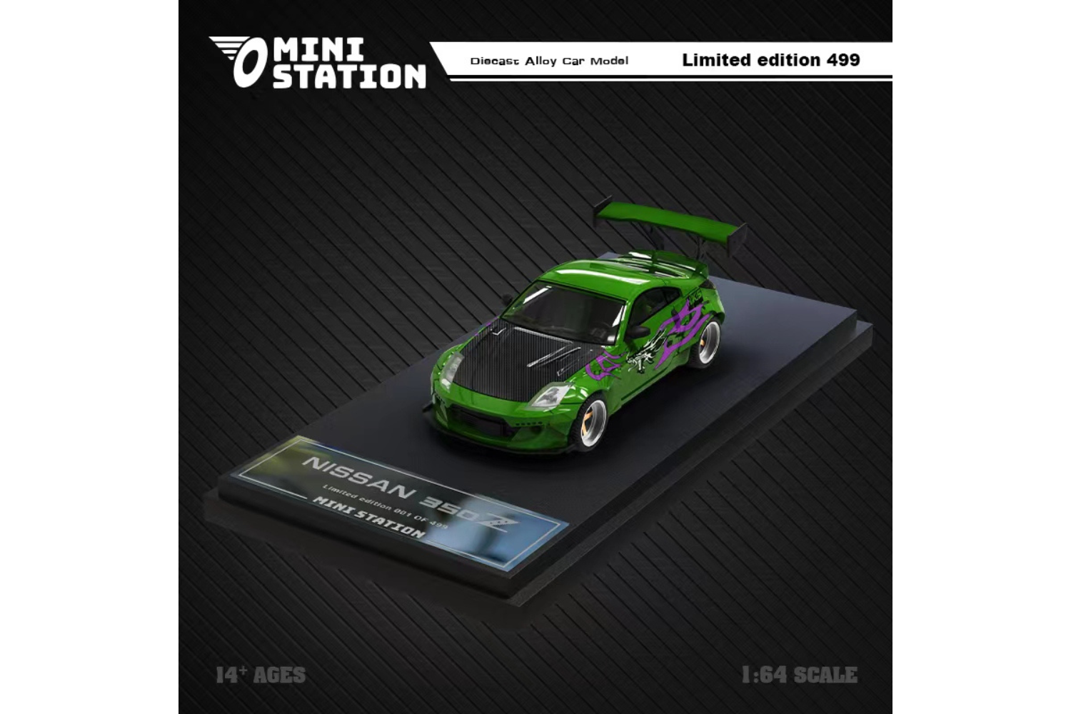 Mini Station 1/64 Nissan 350z in Need For Speed Underground Livery