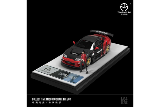 Time Micro 1/64 Toyota Supra (A80) Widebody in Avan Livery