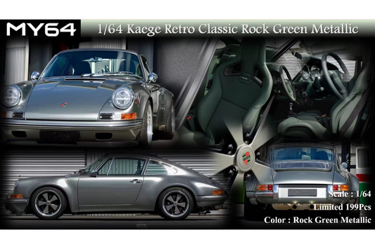 MY64 1/64 Kaege Retro Classic in Rock Green Metallic