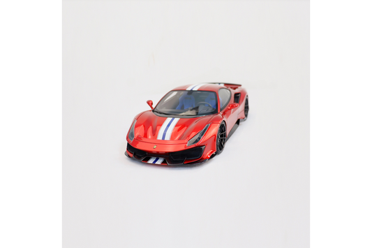 DCM 1/64 Ferrari 488 Pista Novitec in Metallic Red