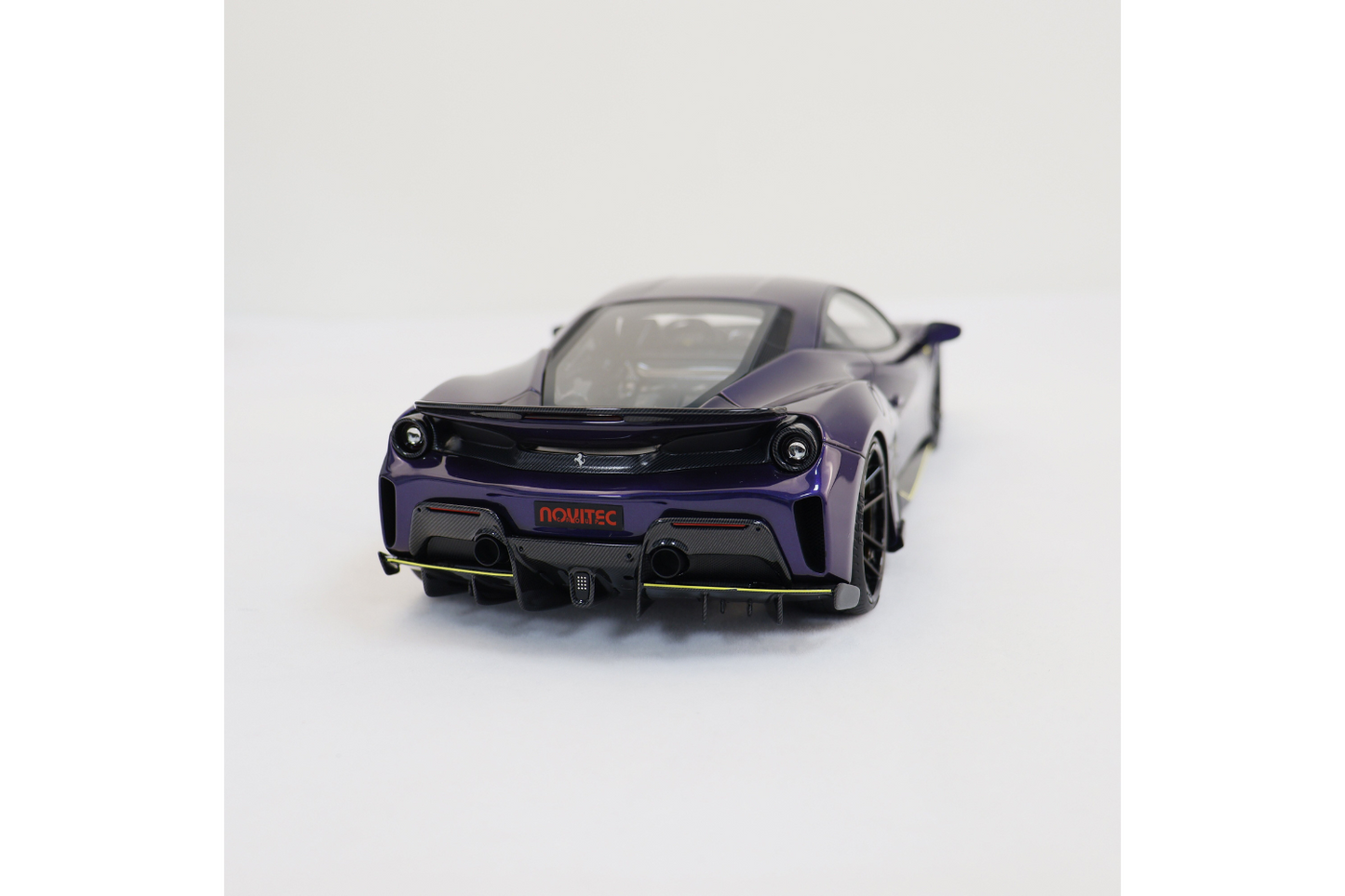 DCM 1/64 Ferrari 488 Pista Novitec in Purple