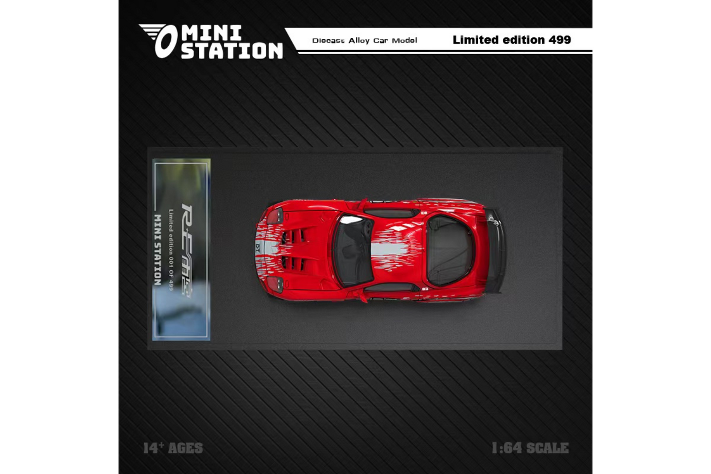 Mini Station 1/64 Mazda RX-7 (FD3S) Dom's Fast and Furious Tribute Livery