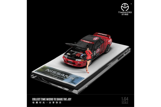 Time Micro 1/64 Nissan Skyline GT-R (R32) In #2 Advan Livery