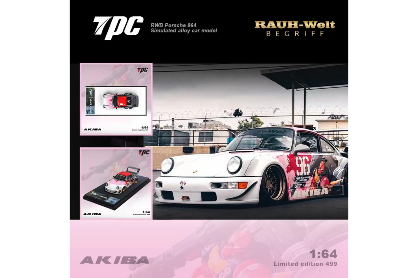 TPC 1/64 Porsche RWB 964 "AKIBA" Version 2