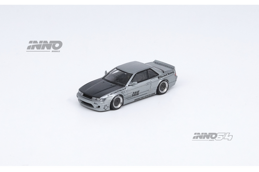 Inno64 Nissan Silvia S13 (V2) Pandem / Rocket Bunny in Silver