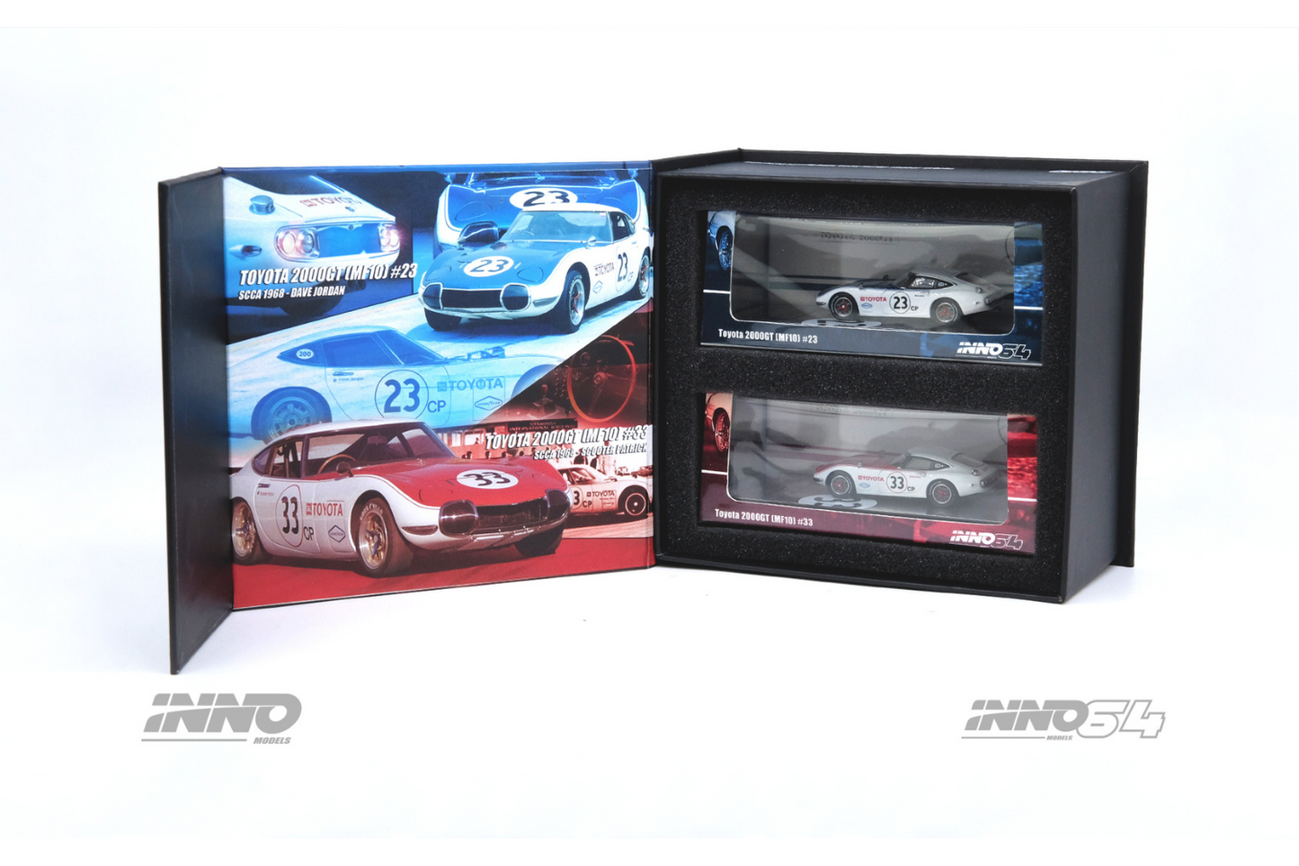 Inno64 Toyota 2000GT #23 & #33 SCCA 1968 Box Set Collection