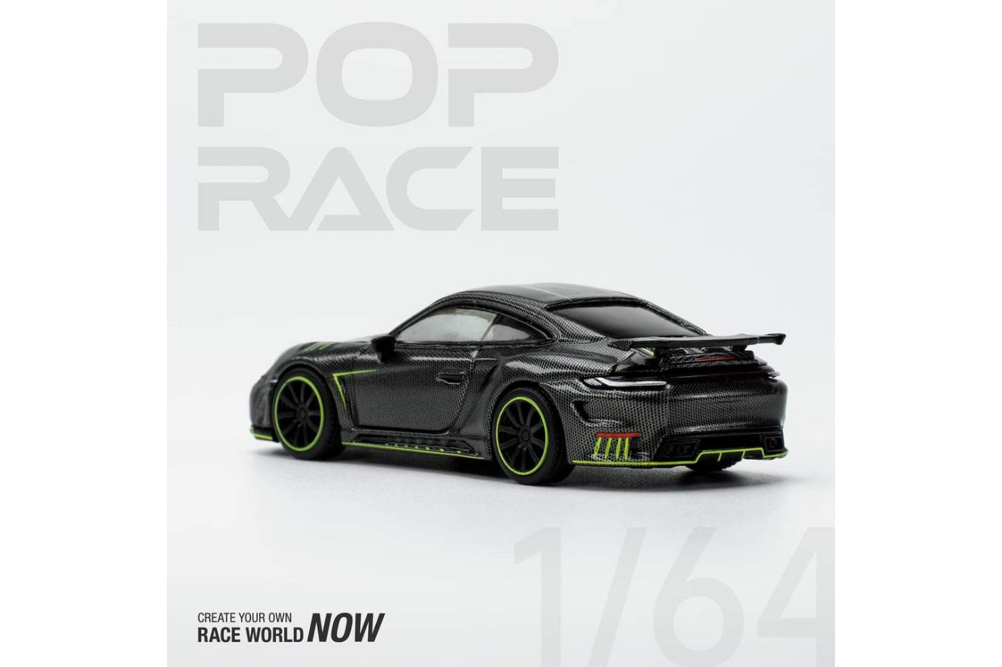 Pop Race 1/64 Porsche 992 Stinger GTR Carbon Edition