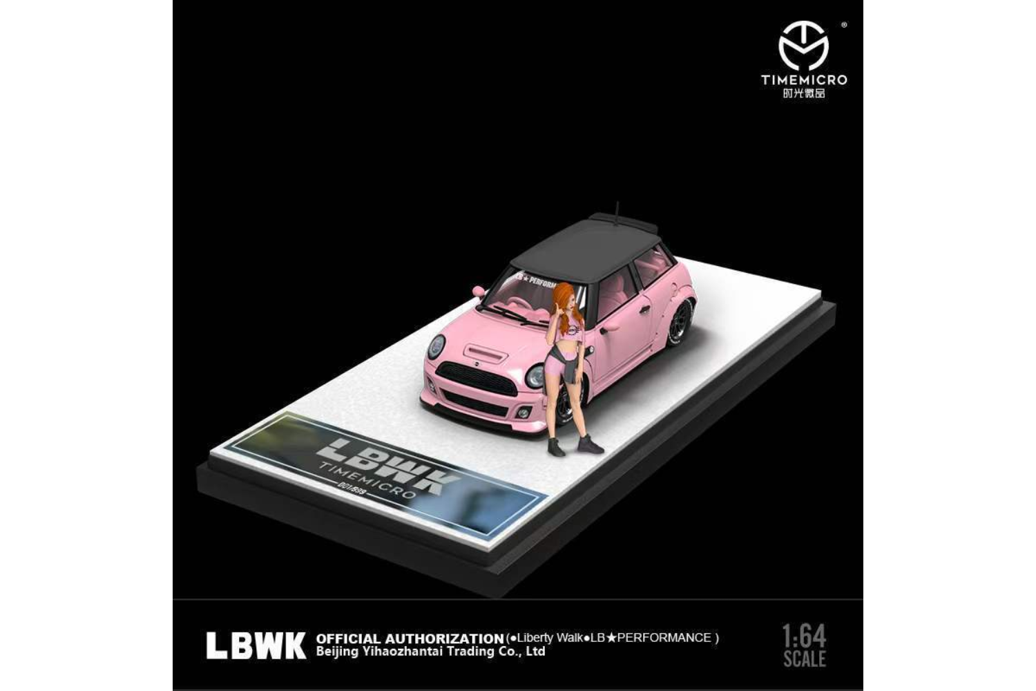 Time Micro 1/64 Mini Cooper in Pink – Rocketbox Diecast Warehouse