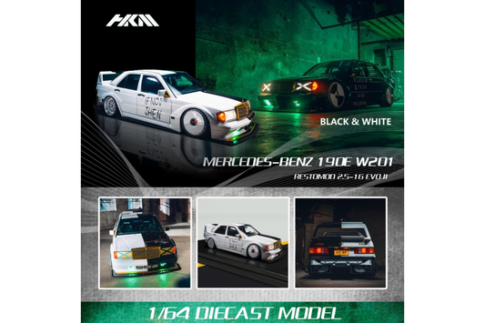 HKM 1/64 Mercedes-Benz 190E (W201) Restomod by A$AP Rocky - Need For Speed Unbound Livery