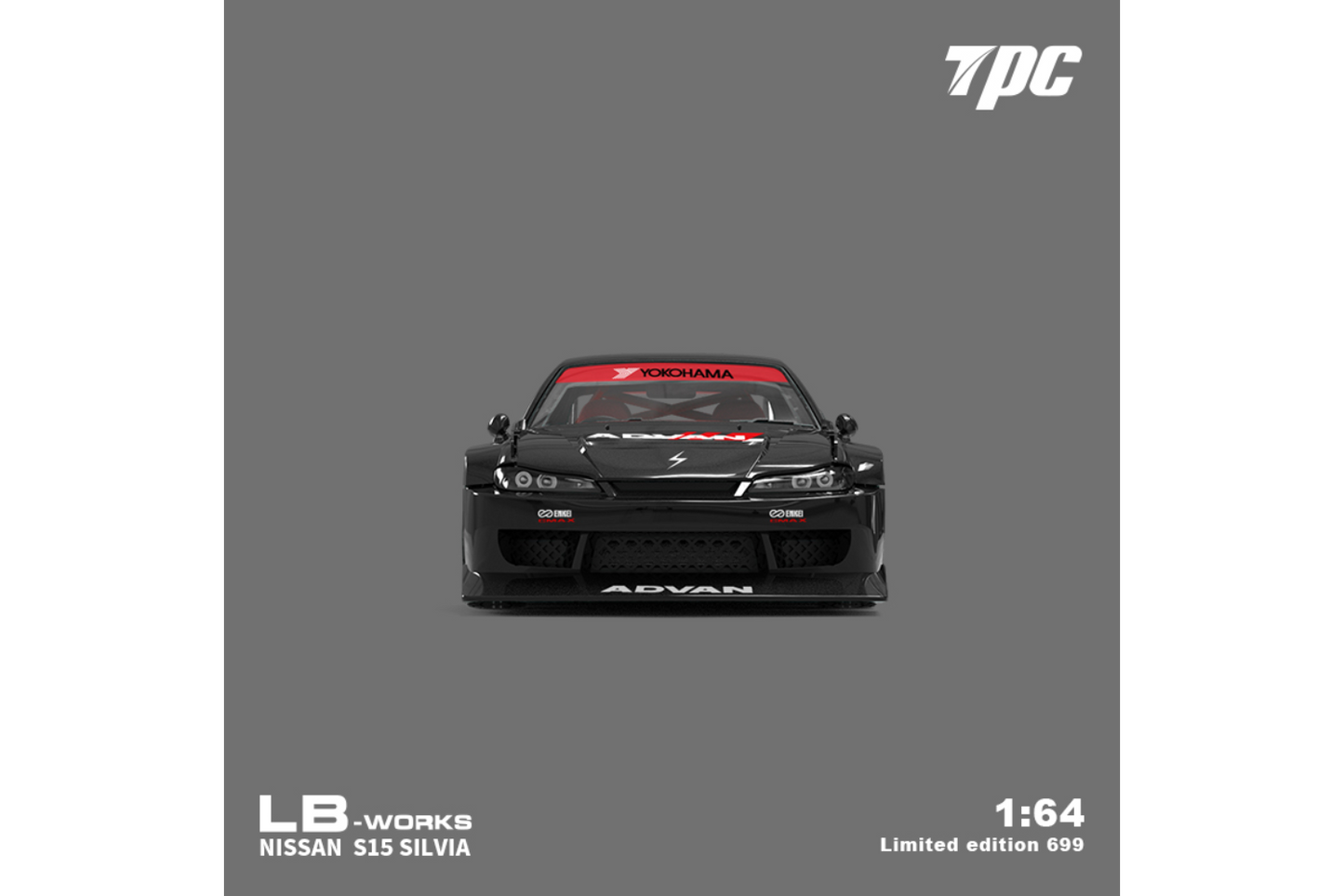 TPC 1/64 LB-Super Silhouette Nissan Silvia S15 in Advan Livery