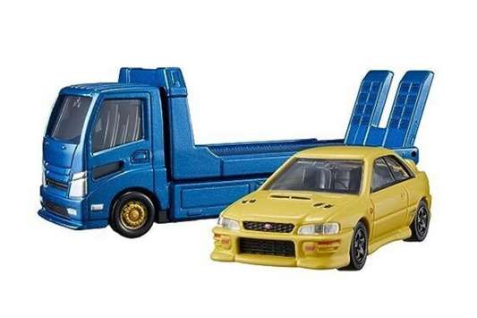 Tomica Premium  1/64 Tomica Transporter Diecast Model Car - Subaru Impreza WRX STi Type R