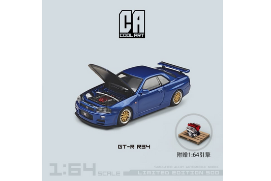 Cool Art 1/64 Nissan Skyline GT-R (R34)