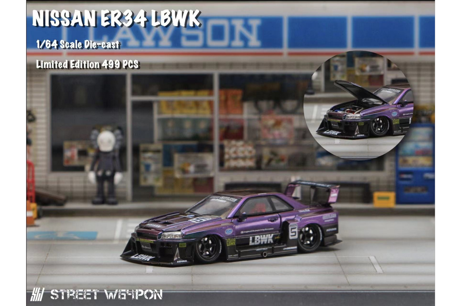 Street Weapon 1/64 Liberty Walk Nissan Skyline ER34 Super