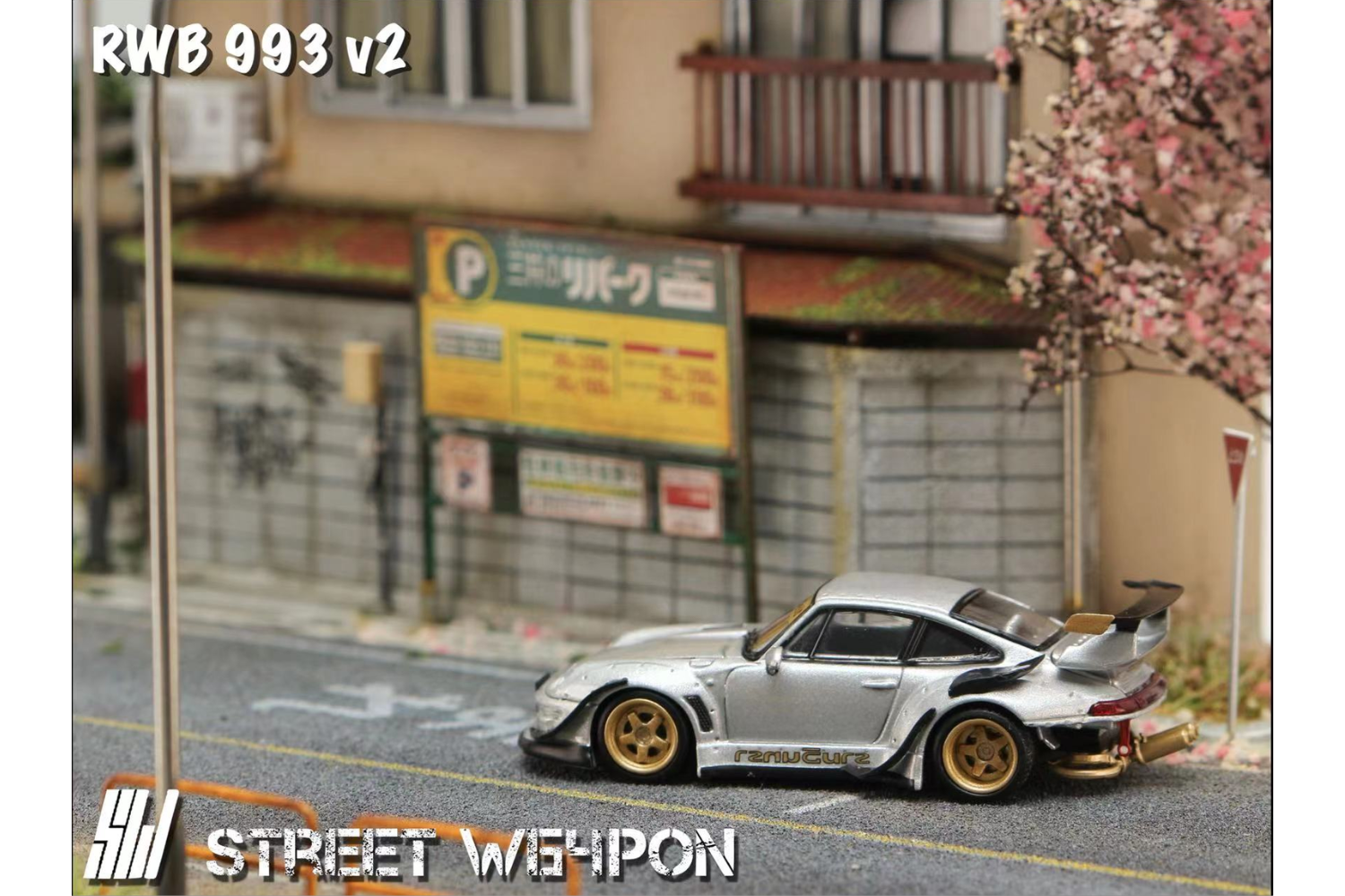 Street Weapon 1/64 Porsche Heavenly RWB 993 Ramintra in Silver – Rocketbox  Diecast Warehouse