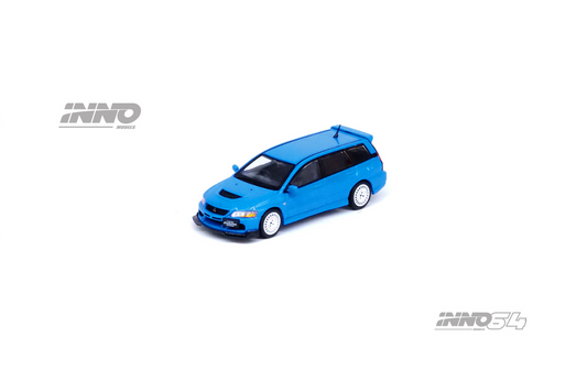 Inno64 Mitsubishi Lancer Evolution IX Wagon in Blue