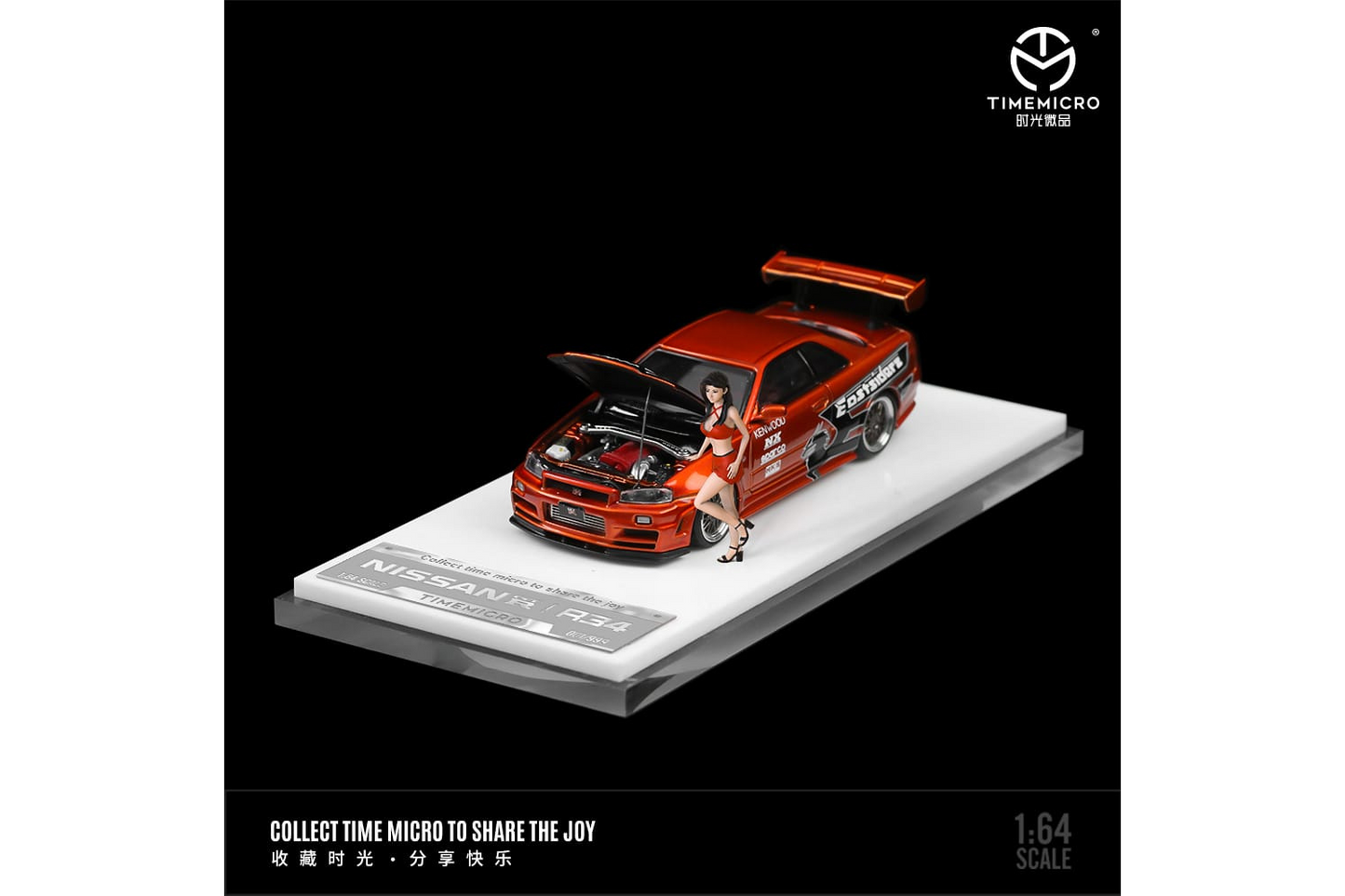 Time Micro 1/64 Nissan Skyline (R34) Need For Speed Underground Livery