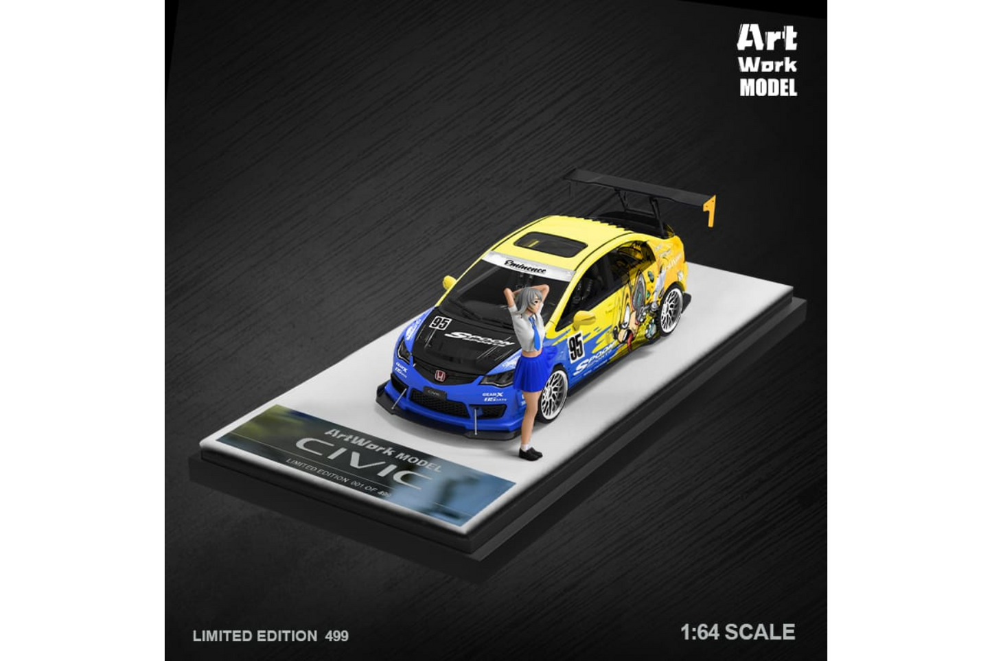 Time Micro 1/64 Honda Civic (FD2) Track Edition in Spoon Livery