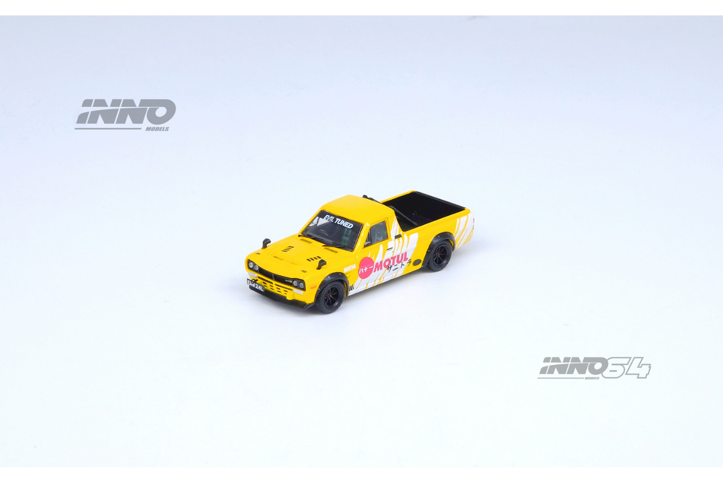 Inno64 Nissan Sunny Hakotora Pickup Truck in Motul Livery